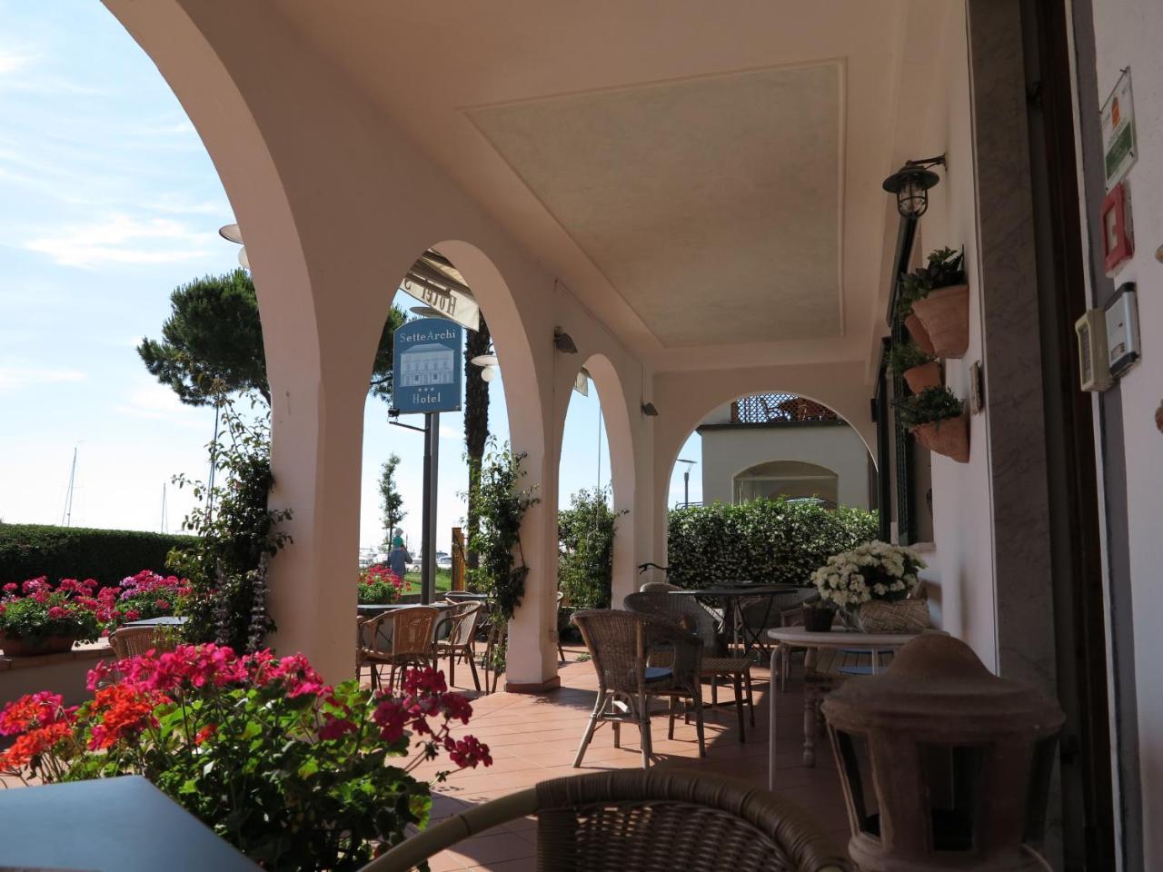 Hotel Sette Archi Bocca di Magra Экстерьер фото