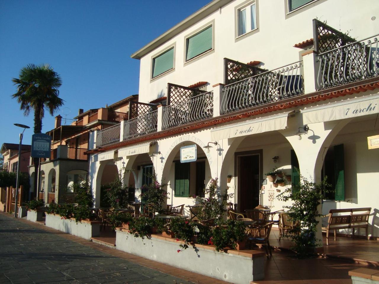 Hotel Sette Archi Bocca di Magra Экстерьер фото